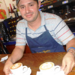 Diego González, barista